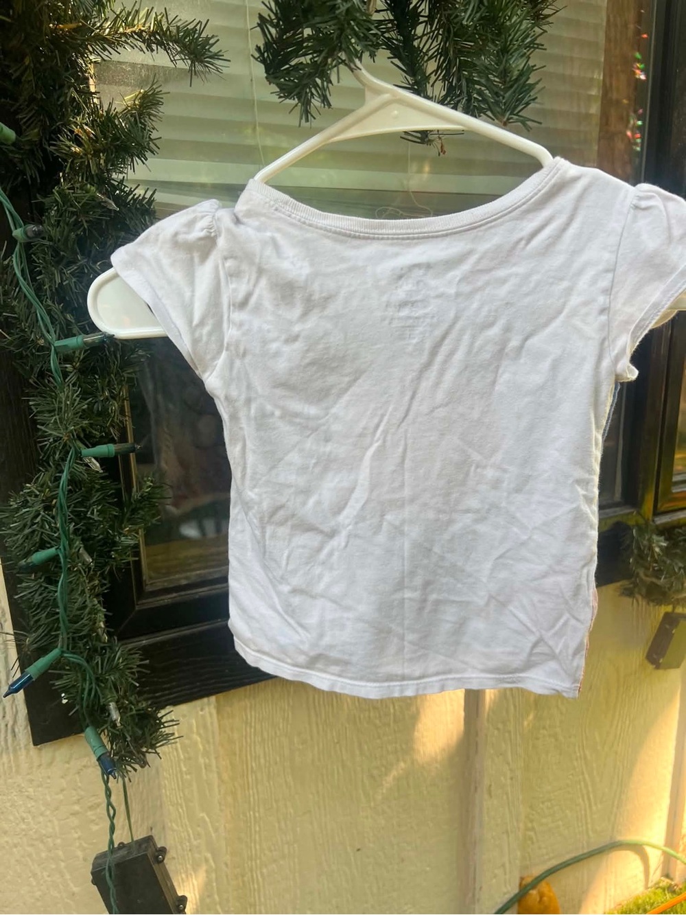 Hello Kitty White Short Sleeve Girls Tee